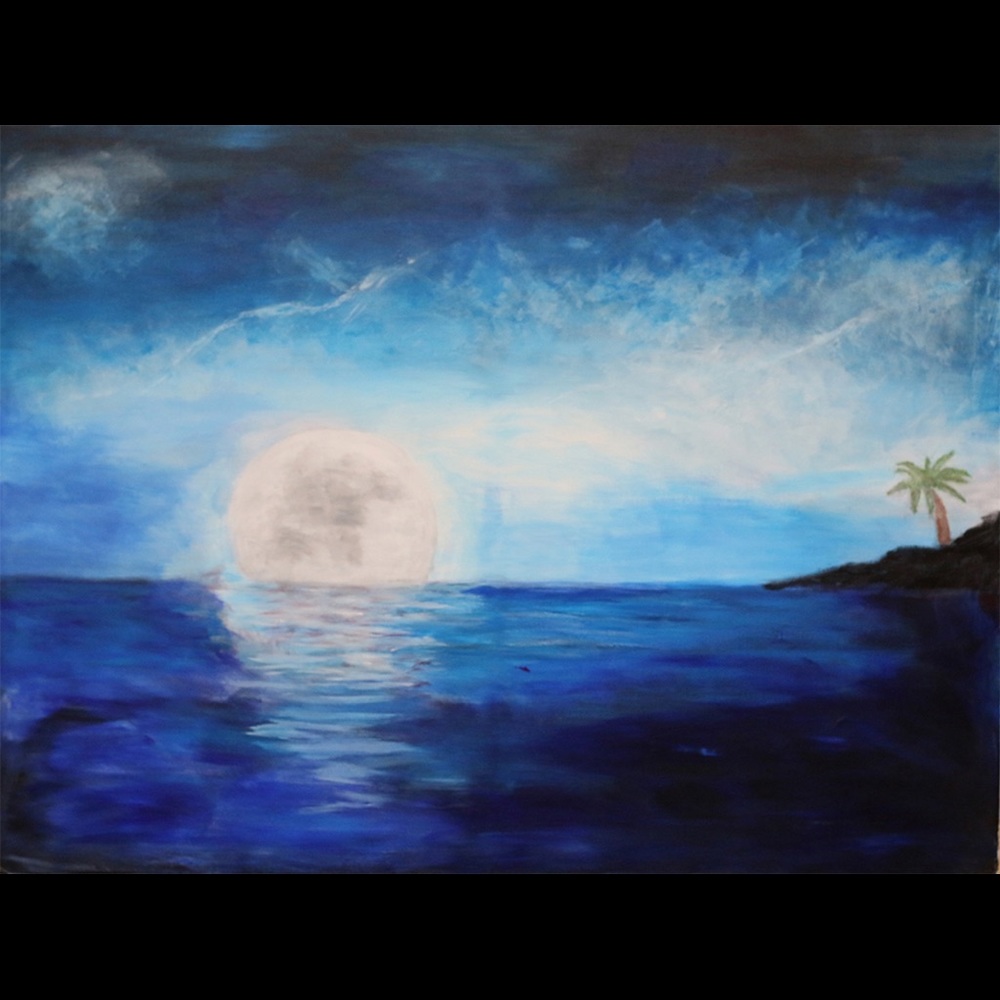 Paradise Lost Acrylic On Canvas Painting
